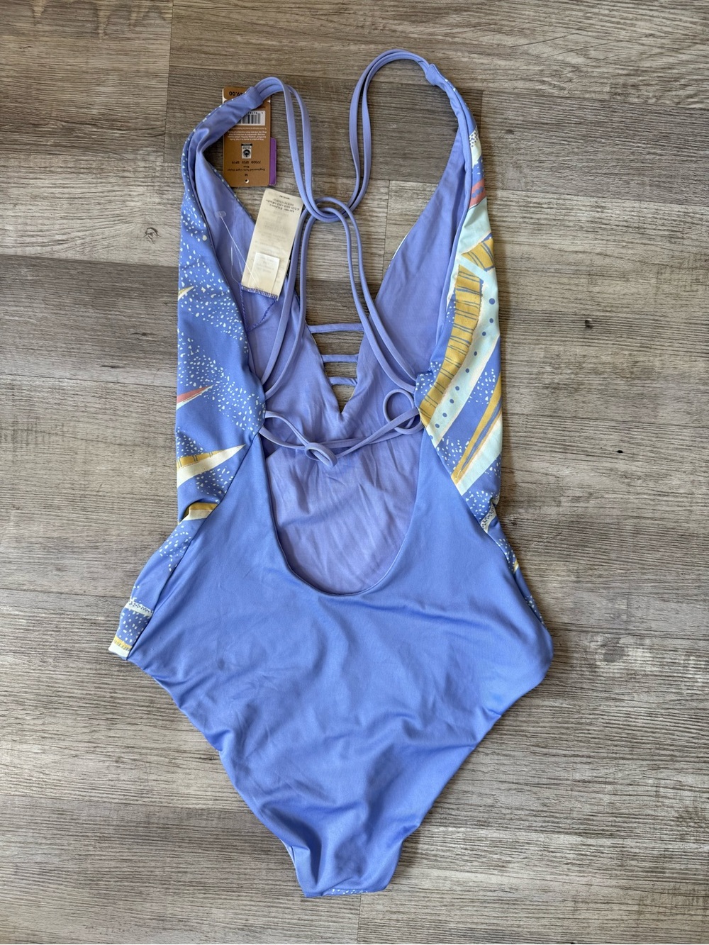 NWT Patagonia Women’s Sz Medium Reversible Extended Break One Piece Swimsuit New - Picture 8 of 9
